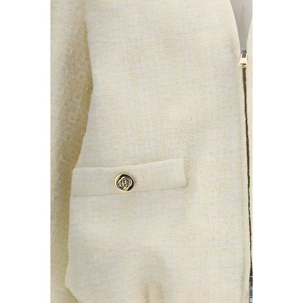 Gucci Beige Cotton Bomber Jacket