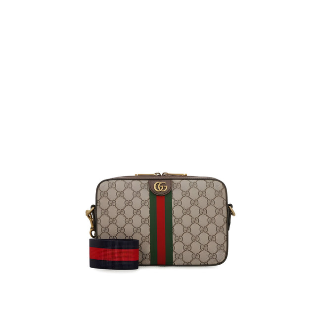 Gucci Beige Cotton Shoulder Bag