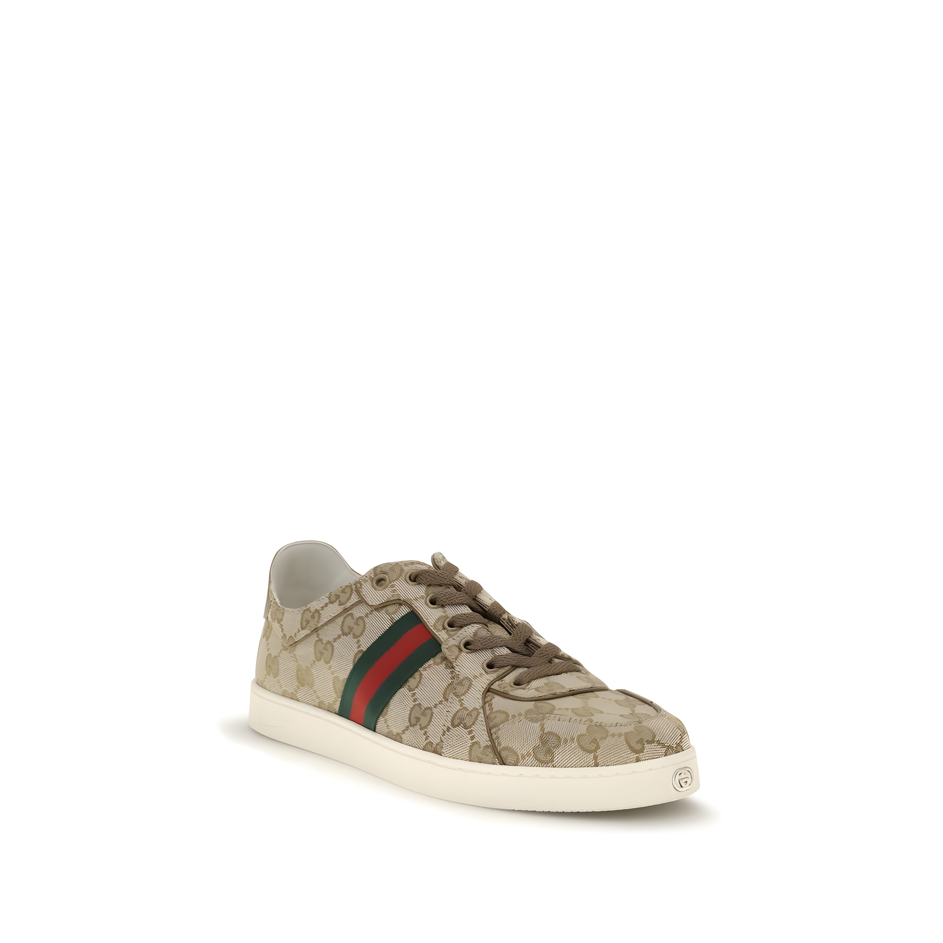 Adidași sport Gucci bej din pânză
