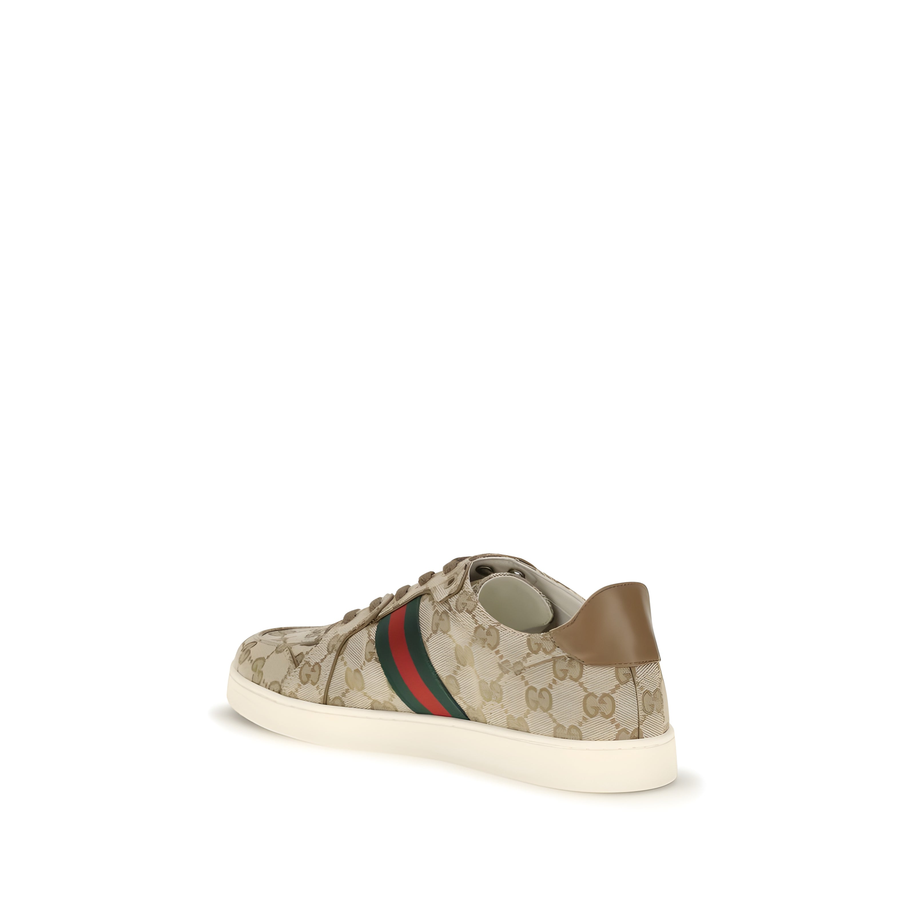 Adidași sport Gucci bej din pânză
