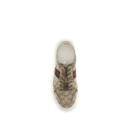 Adidași sport Gucci bej din pânză
