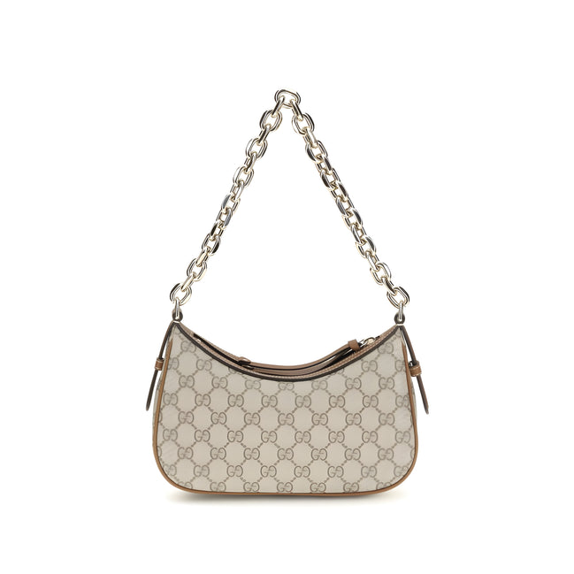 Geantă de mână Gucci bej din material textil