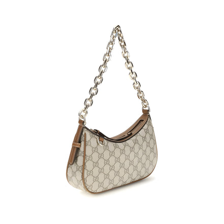 Geantă de mână Gucci bej din material textil