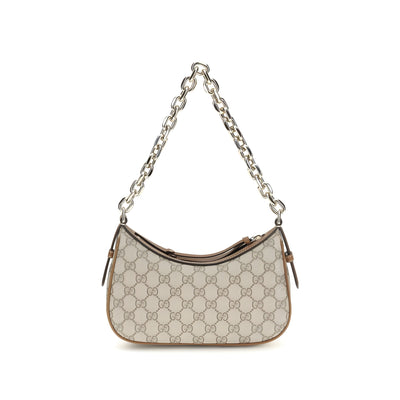 Geantă de mână Gucci bej din material textil