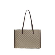 Geantă de mână Gucci bej din material textil