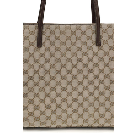 Geantă de mână Gucci bej din material textil