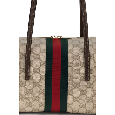 Gucci Beige Fabric Handbag