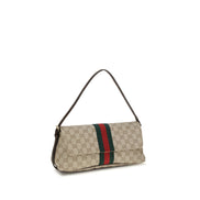 Geantă de mână Gucci din material textil bej