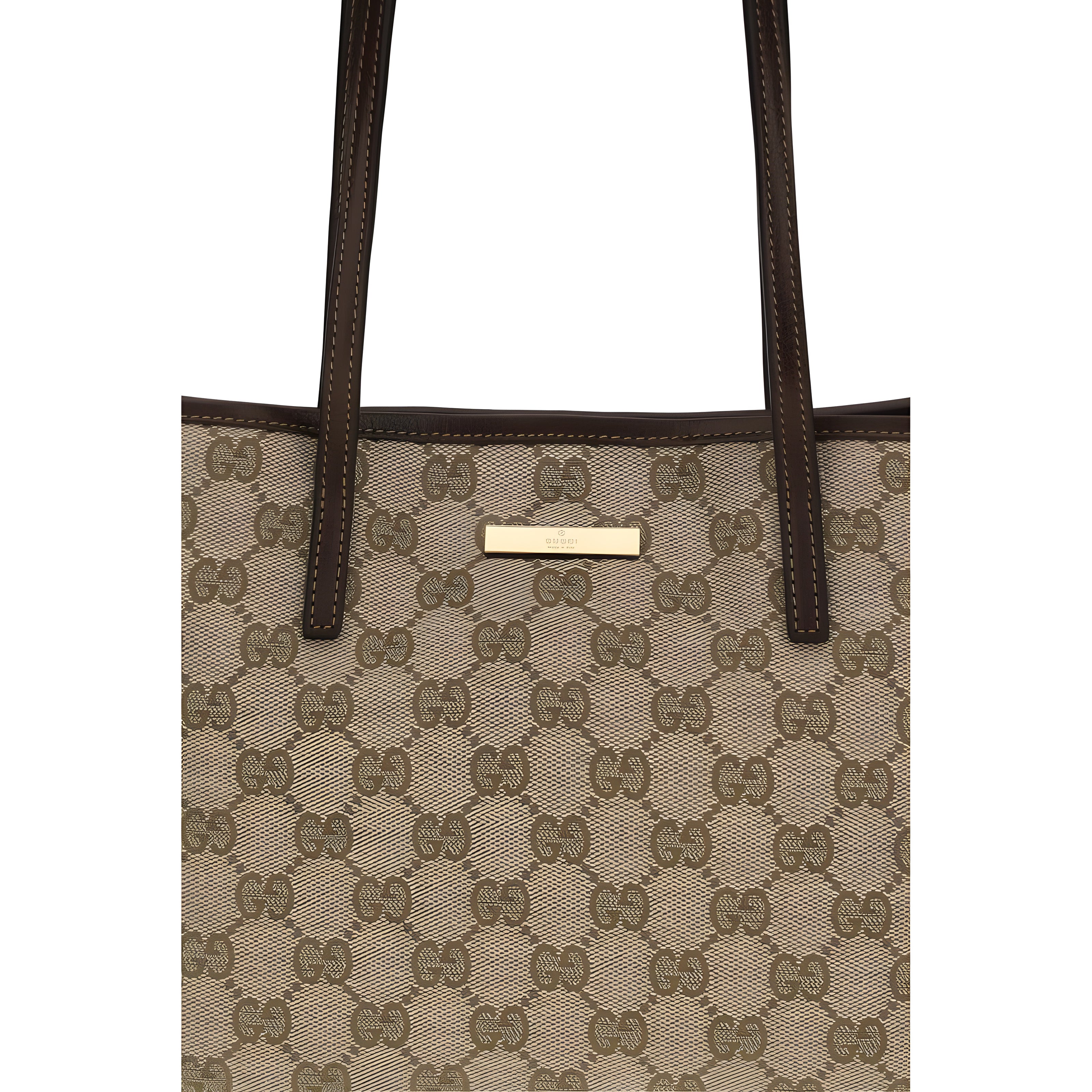 Gucci Beige Fabric Handbag