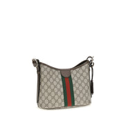 Geantă de mână Gucci bej din material textil