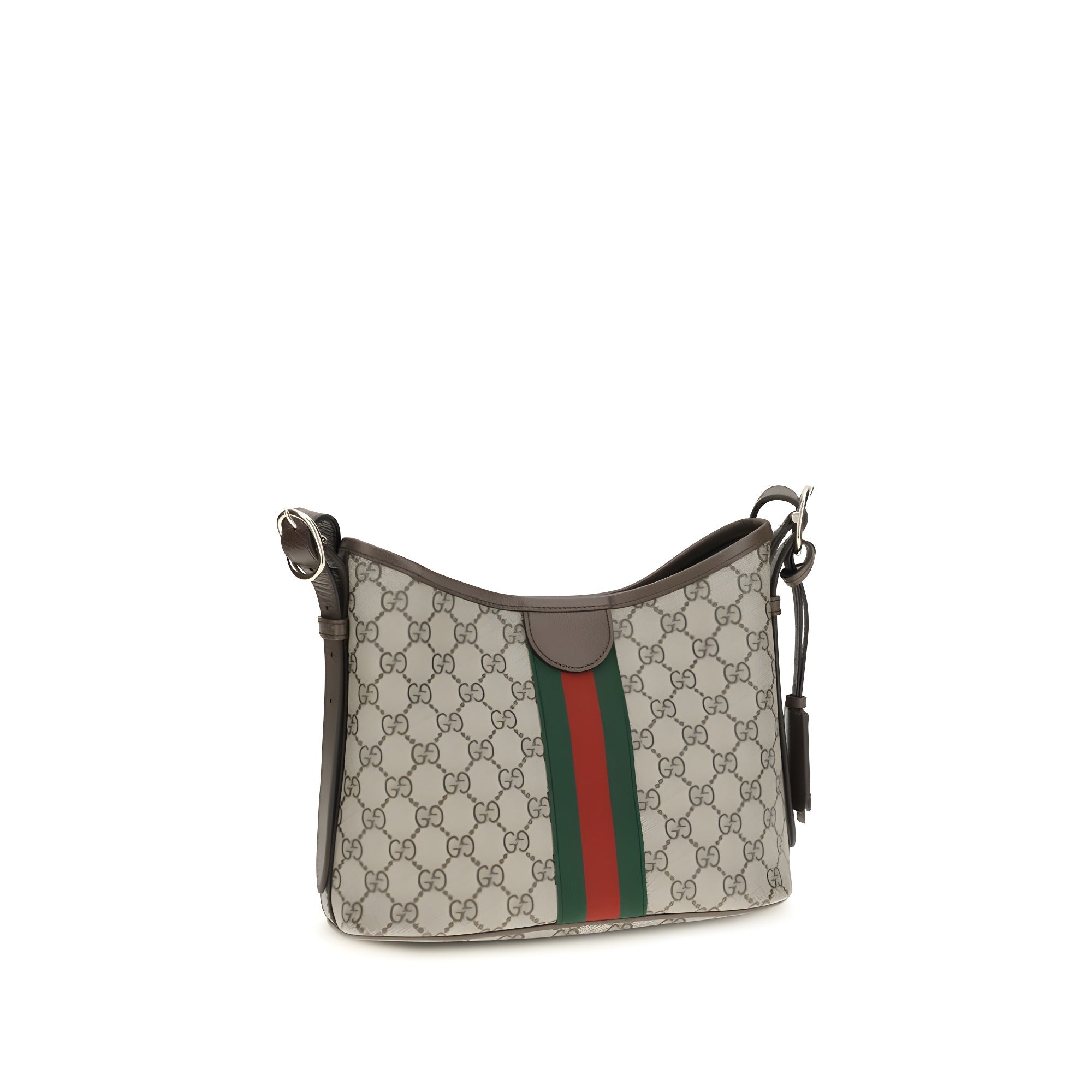 Geantă de mână Gucci bej din material textil
