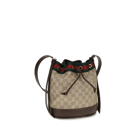Geantă de mână Gucci din material textil bej