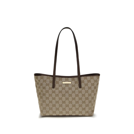 Geantă de mână Gucci bej din material textil