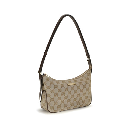 Geantă de mână Gucci bej din material textil