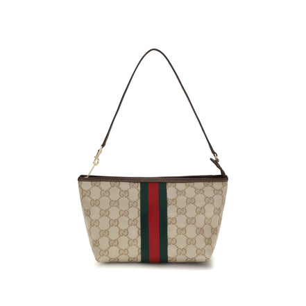 Geantă de mână Gucci bej din material textil