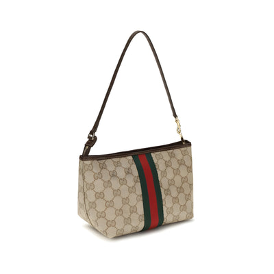 Geantă de mână Gucci bej din material textil