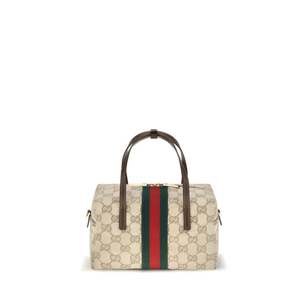 Geantă Gucci bej din material textil