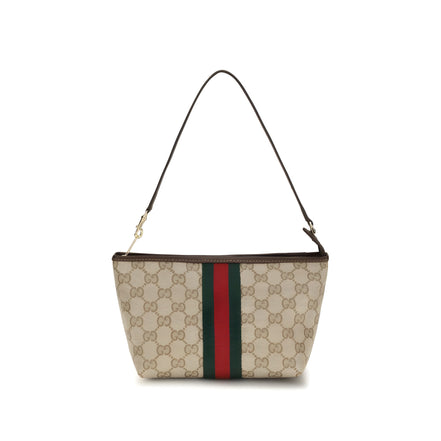 Geantă Gucci bej din material textil