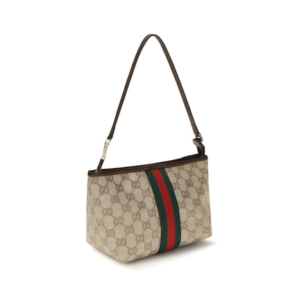 Geantă Gucci bej din material textil