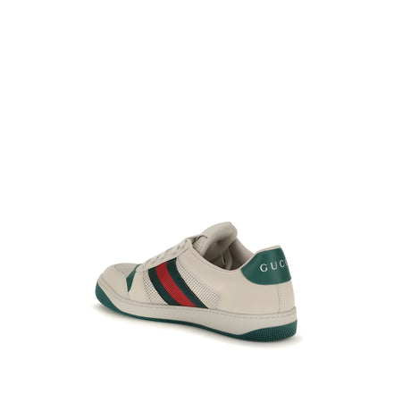 Adidași joși Gucci bej din pânză
