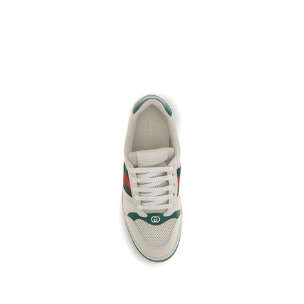 Adidași joși Gucci bej din pânză