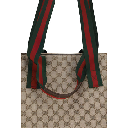 Gucci Beige Fabric Shoulder Bag