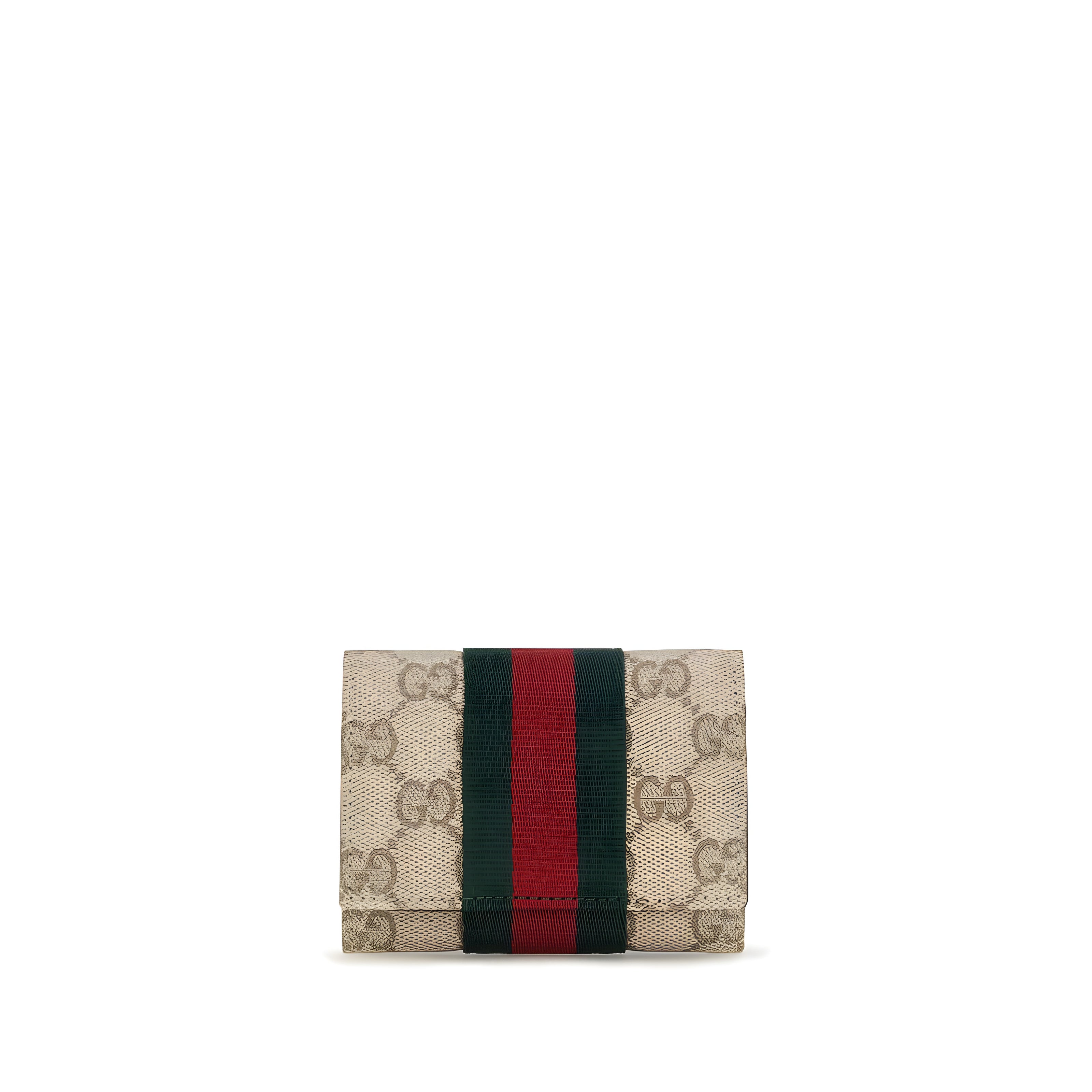 Gucci Beige Fabric Wallet