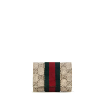 Gucci Beige Fabric Wallet