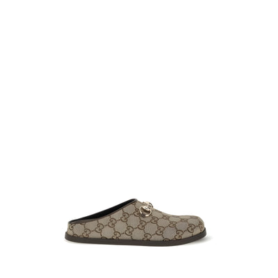 Gucci Beige Rubber Mules