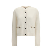 Cardigan Gucci bej din lână