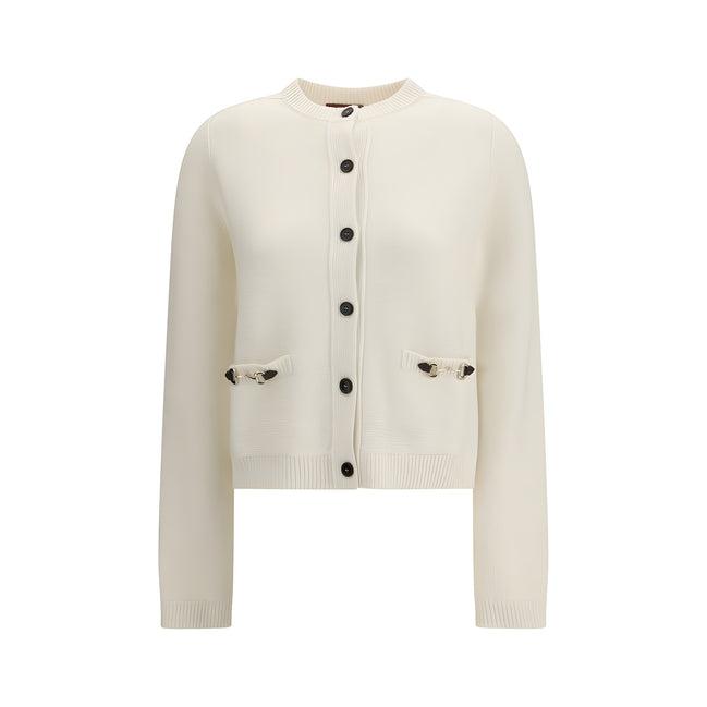 Cardigan Gucci bej din lână