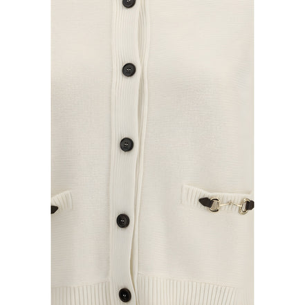 Cardigan Gucci bej din lână