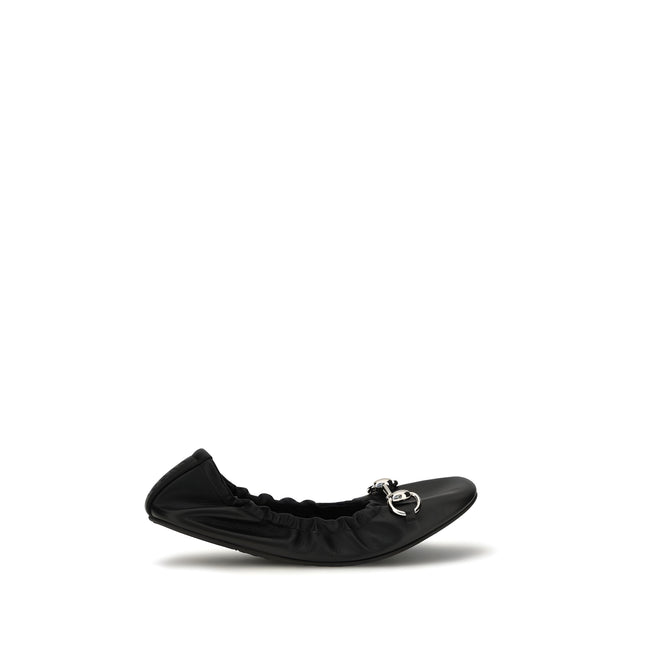 Gucci Black Ballet Flats