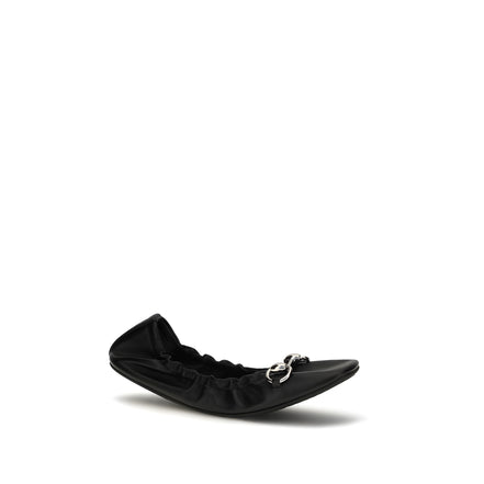 Gucci Black Ballet Flats