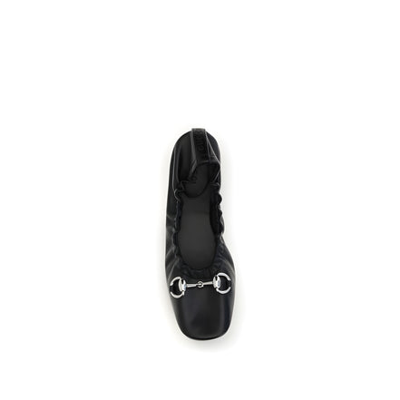 Gucci Black Ballet Flats