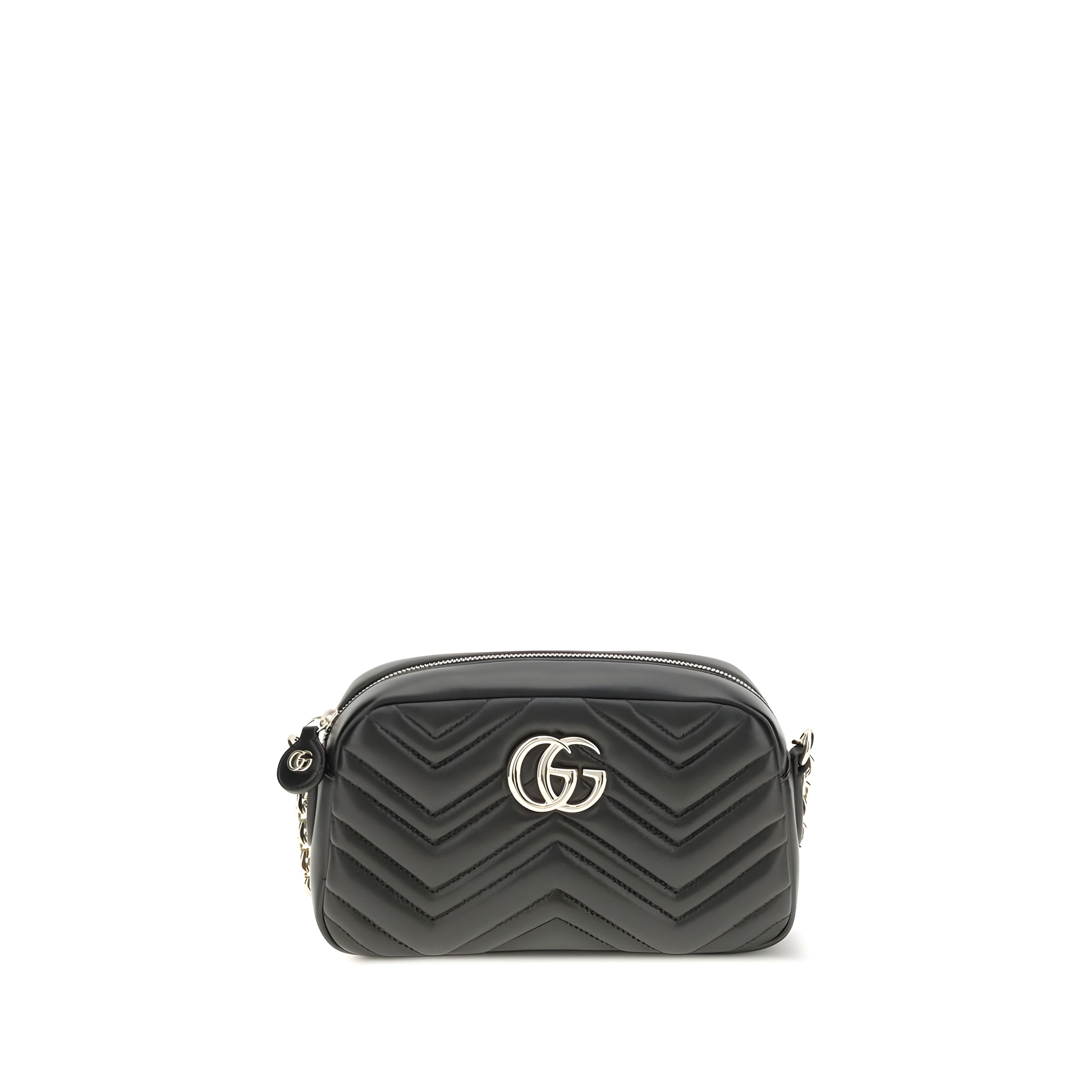 Geantă de umăr Gucci Black GG Marmont