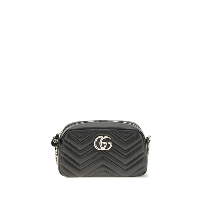 Geantă de umăr Gucci Black GG Marmont