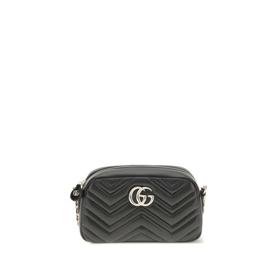 Geantă de umăr Gucci Black GG Marmont