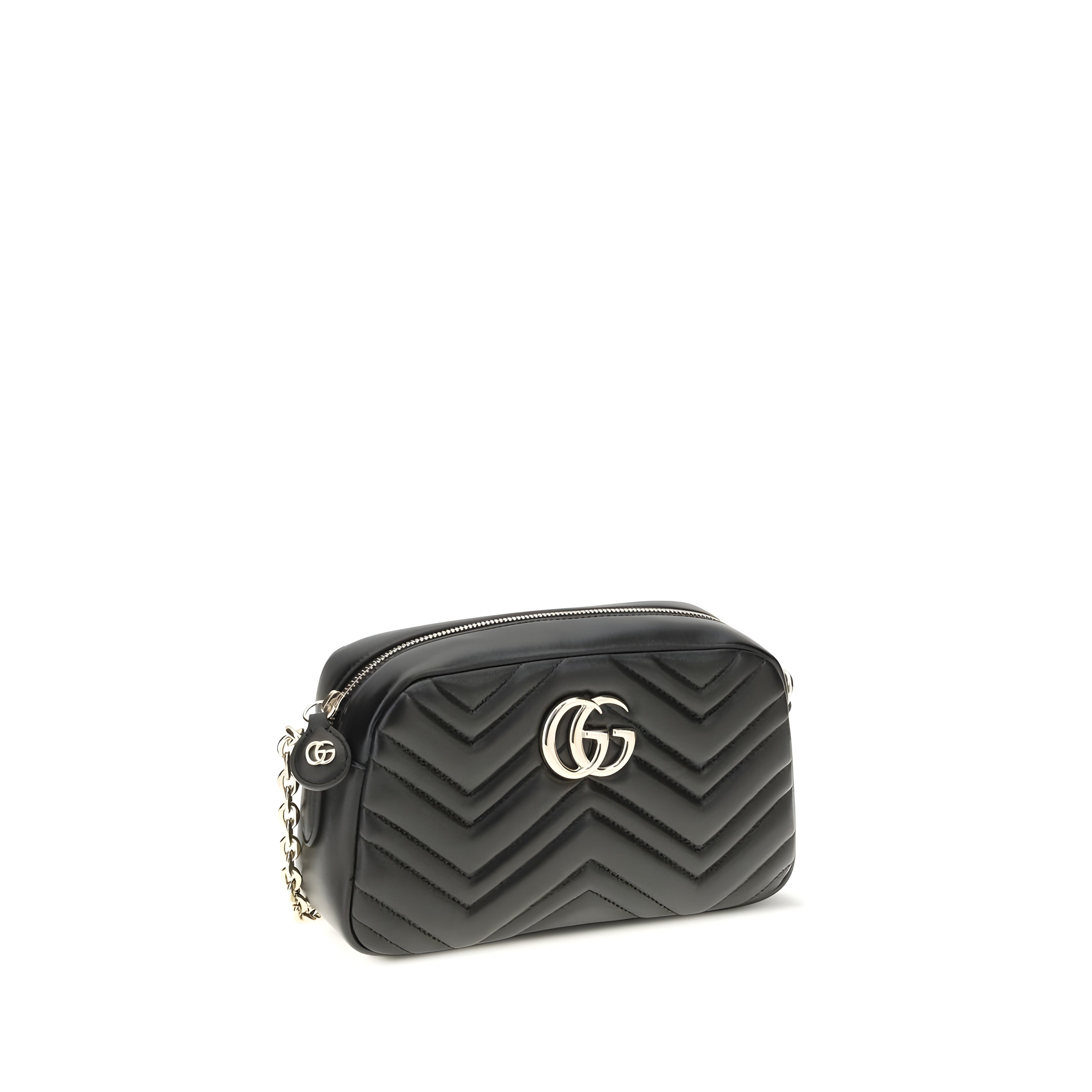 Geantă de umăr Gucci Black GG Marmont