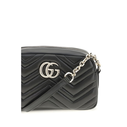 Geantă de umăr Gucci Black GG Marmont