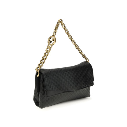 Gucci Black Calf Leather Shoulder Bag