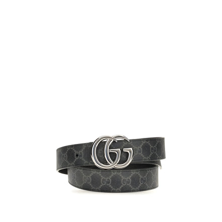 Gucci Black Calf Leather Regular Belt