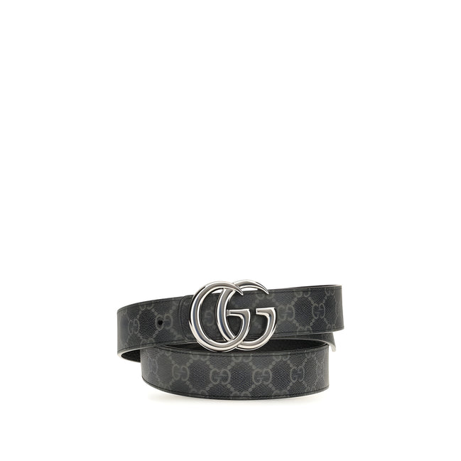 Gucci Black Calf Leather Regular Belt