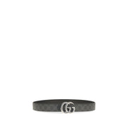 Gucci Black Calf Leather Regular Belt