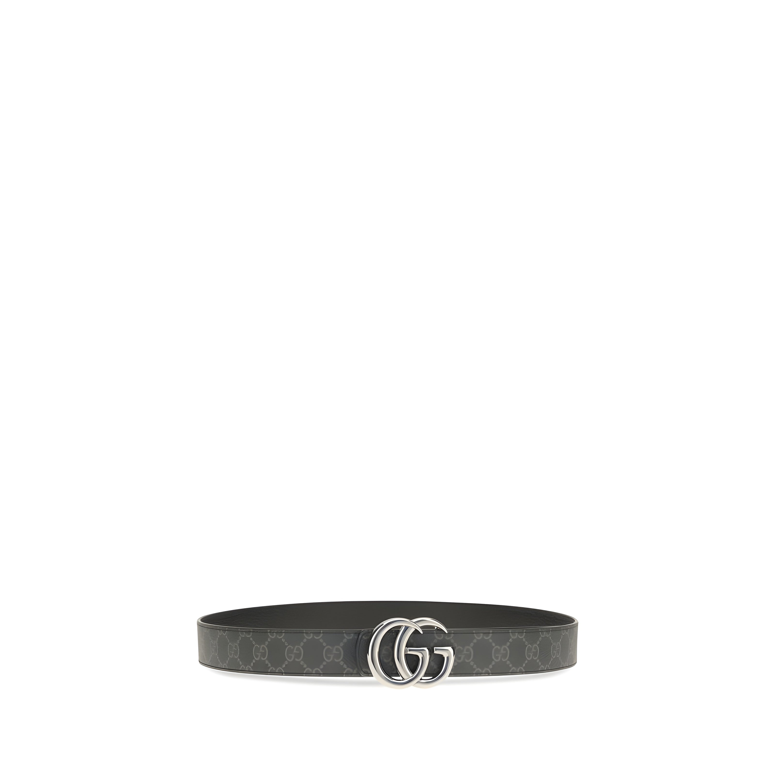 Gucci Black Calf Leather Regular Belt