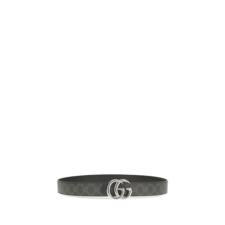 Gucci Curea Normală din Piele de Vițel Neagră
