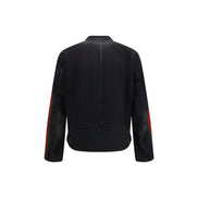 Jachetă biker Gucci neagră din bumbac