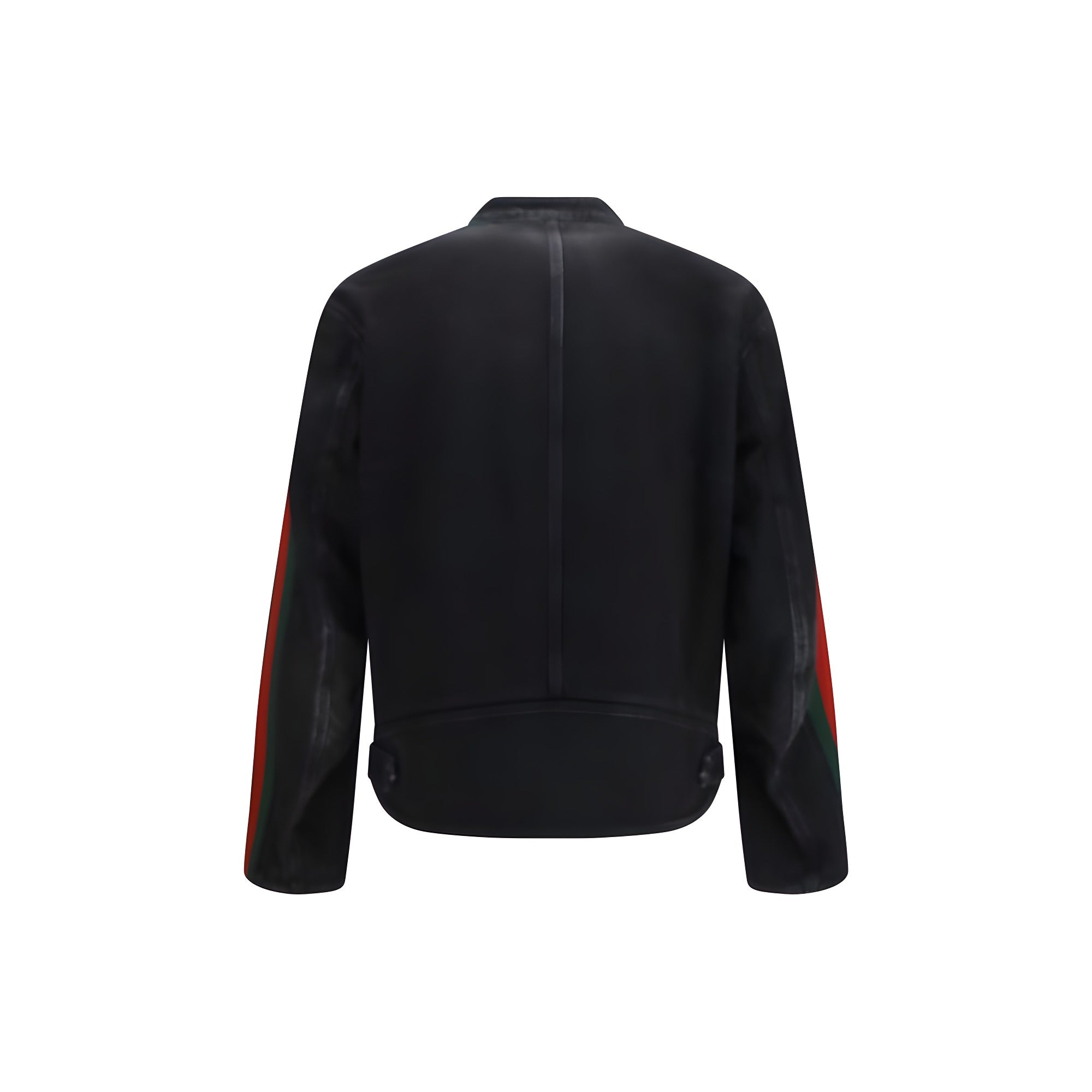Jachetă biker Gucci neagră din bumbac