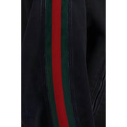 Jachetă biker Gucci neagră din bumbac