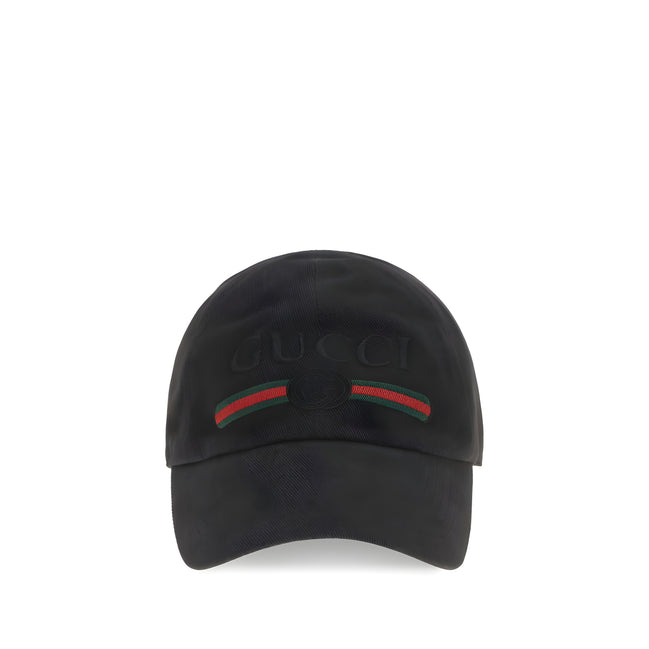 Gucci Black Cotton Cap